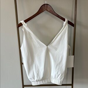 NWT Revival Twisted White Women's Top